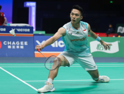 Jonatan Christie Melaju ke Perempat Final Badminton Asia Championships 2025 Usai Kalahkan Justin Hoh​