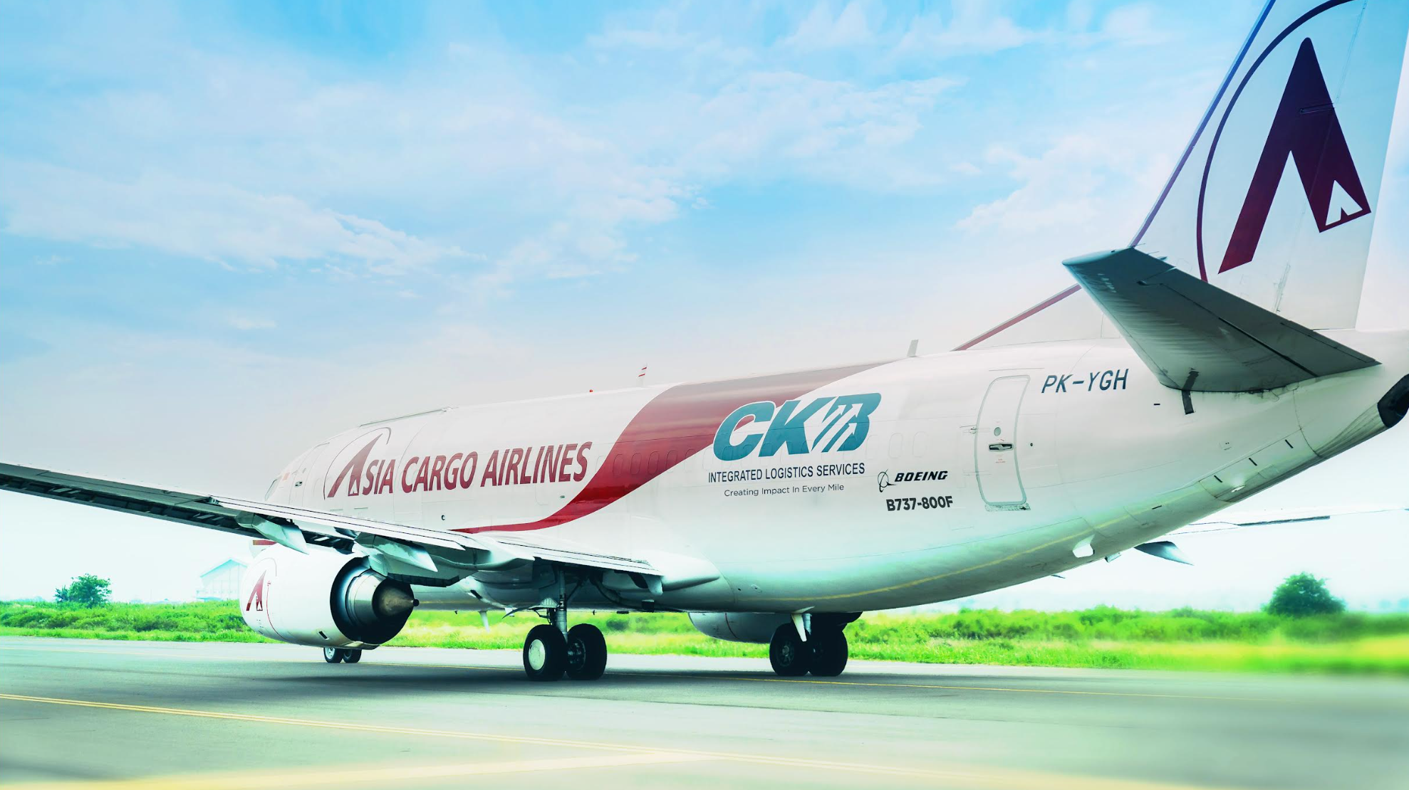 Pesawat kargo Boeing 737-800F milik CKB Logistics. (Foto: Istimewa)