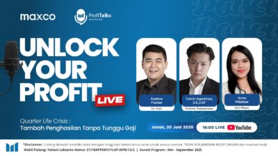 Maxco Futures gelar podcast live bertajuk “Quarter Life Crisis: Tambah Penghasilan Tanpa Tunggu Gaji”