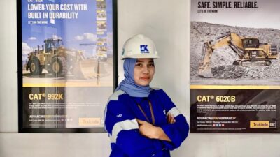 Apriaty Sirait trainer perempuan pertama di PT Cipta Kridatama. (Foto: Istimewa)