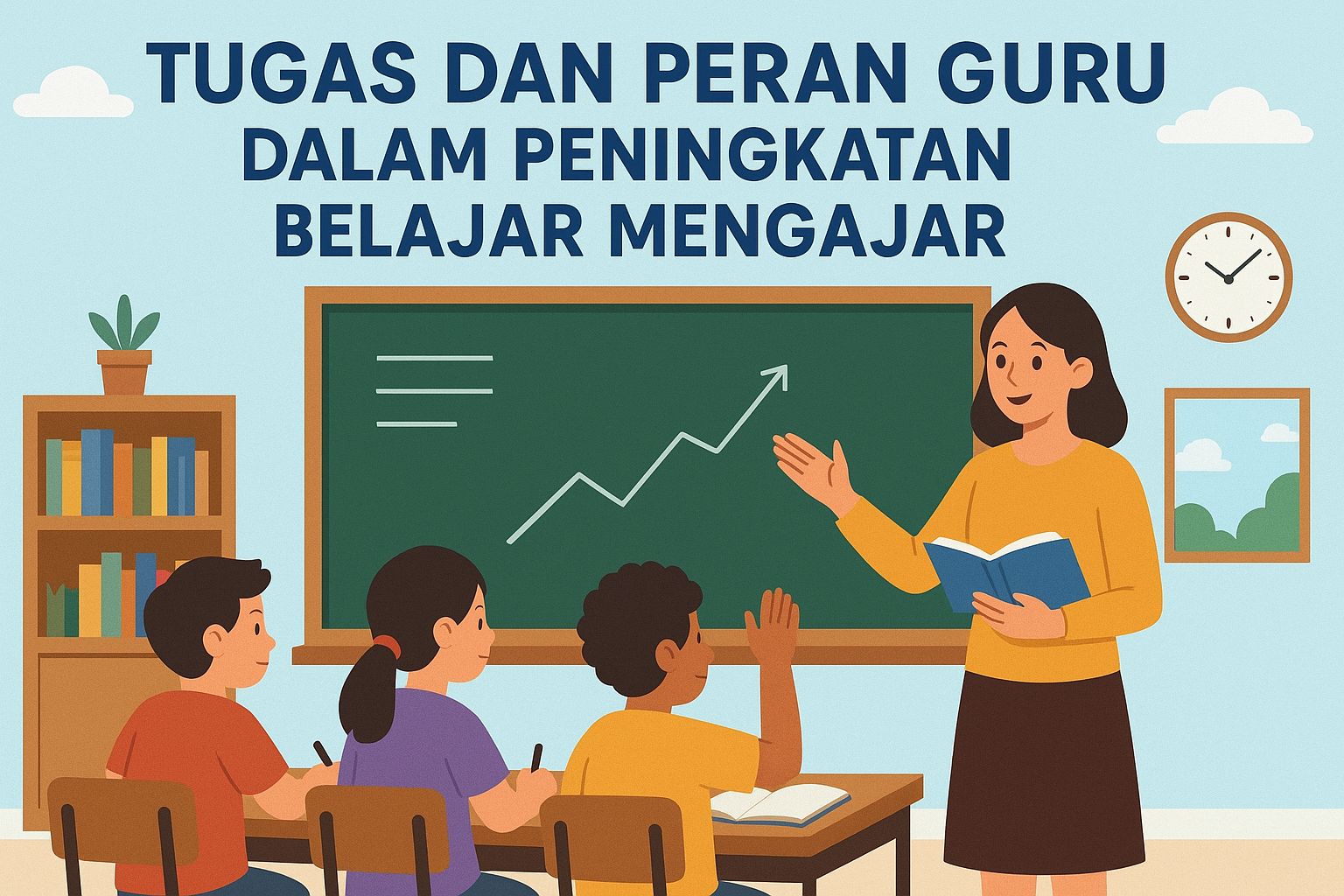 Tugas dan peran guru dalam peningkatan belajar mengajar. (Foto: Istimewa)