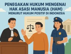 Penegakan Hukum Mengenai Hak Asasi Manusia (HAM) Menurut Hukum Positif Di Indonesia