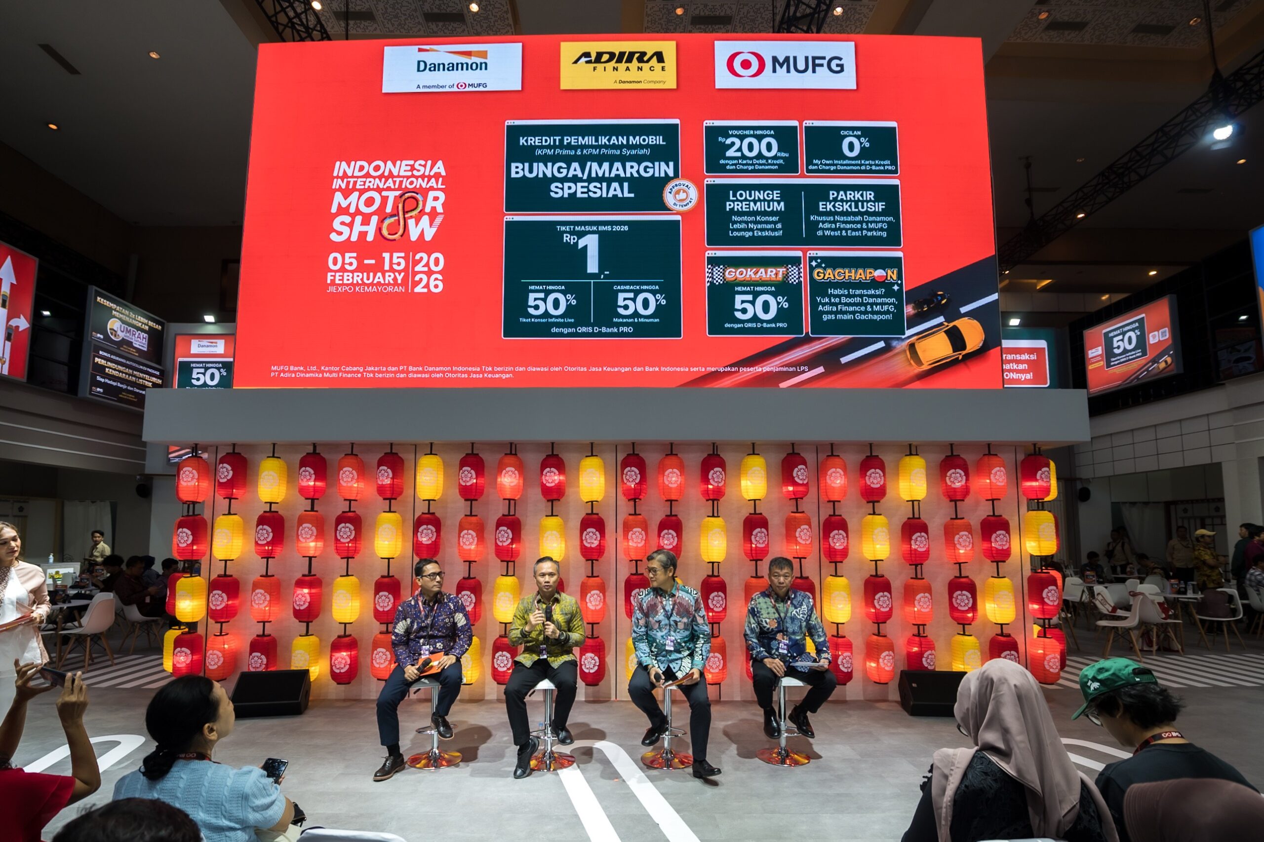 Konferensi Pers Danamon dan Adira Finance terkait event IIMS Jakarta 2026 di Jiexpo Kemayoran. (Foto: Danamon)
