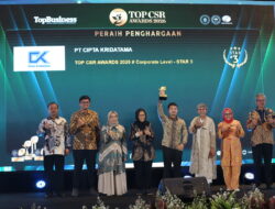 CK Raih Gold Winner IMSA 2026, Catat 42,2 Juta Jam Kerja dan Zero Fatality