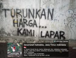 Rupiah Tertekan, Harga Kebutuhan Naik, Grafiti “Turunkan Harga Kami Lapar” Bermunculan di Jember