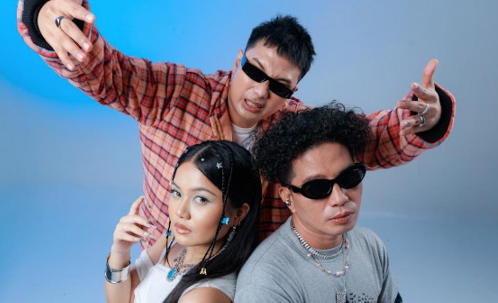 Roni Joni, Rycko Ria, dan Naomi Ivo, resmi merilis single kolaborasi terbaru berjudul "Dopamine (Bukan Haluuu)". (Foto: Istimewa)