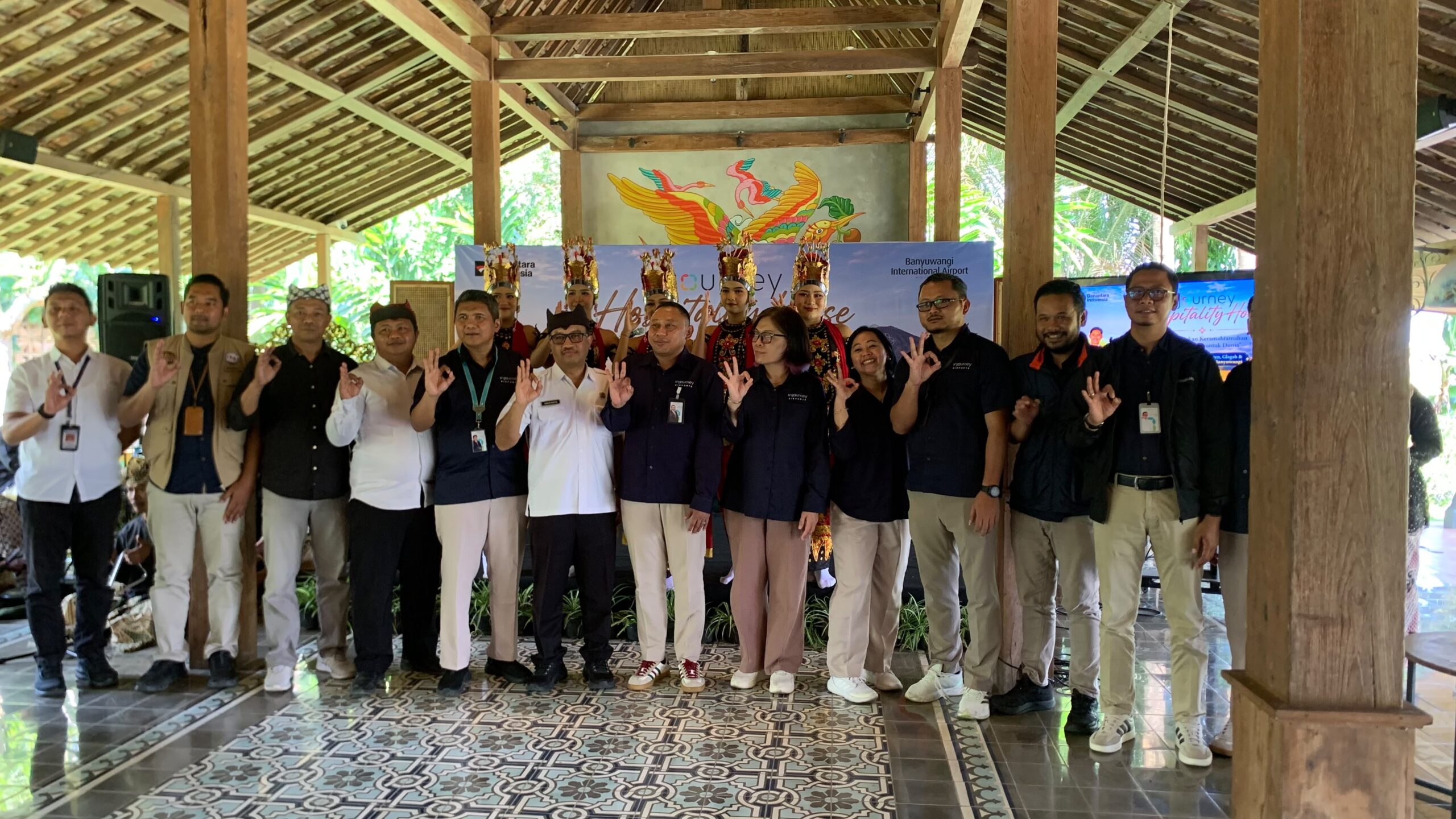 Sebanyak 60 pelaku wisata di Desa Kemiren, Glagah dan Desa Tamansari, Licin, Banyuwangi siap dibekali program InJourney Hospitality House 2026. (Foto: Wahyu)