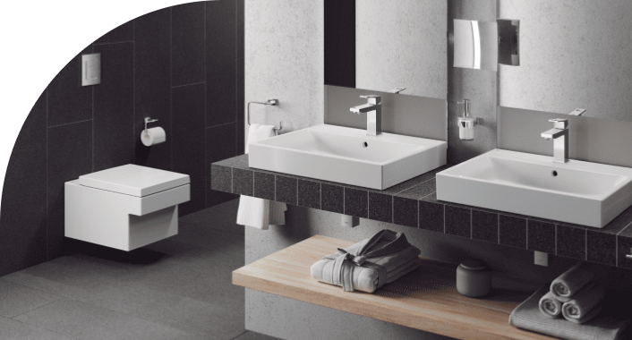 Inspirasi kamar mandi dan dapur modern. (Foto: Galleria)